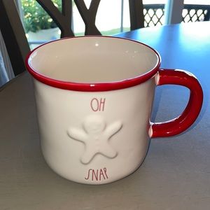 Rae Dunn Oh Snap Gingerbread Man Mug